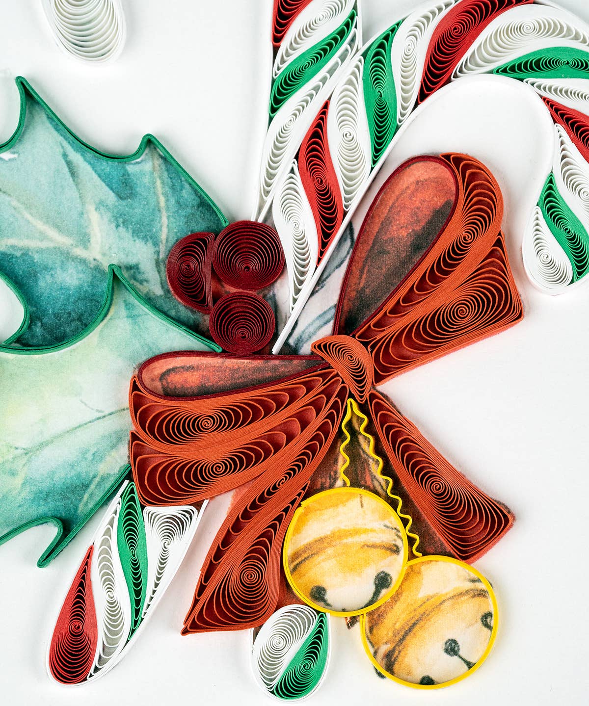 Quilled Candy Canes Christmas Card (New 2023)