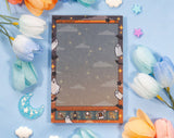 Unicorn Eclipse Camp Shadow Notepad