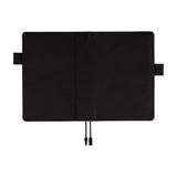 Hobonichi Techo A5 Cousin Cover - Colors: Black x Clear Blue