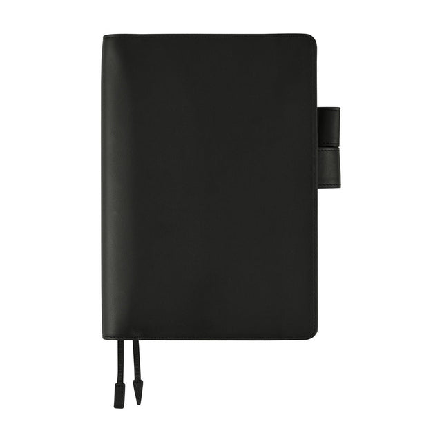 Hobonichi Techo A5 Cousin Cover - Leather: TS Basic - Black