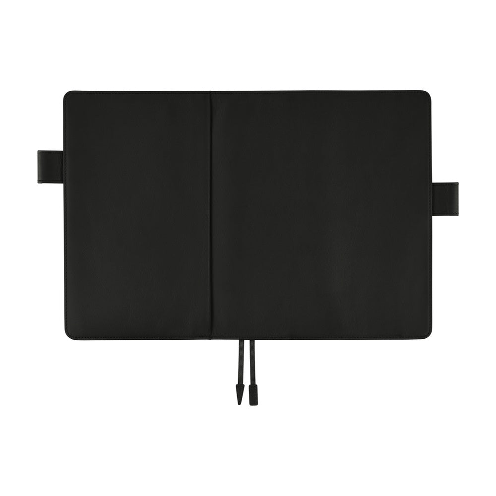 Hobonichi Techo A5 Cousin Cover - Leather: TS Basic - Black
