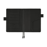 Hobonichi Techo A5 Cousin Cover - Leather: TS Basic - Black