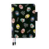 Hobonichi Techo A5 Cousin Planner Set - Candy Stripper: Random Dog & Cat (Black)