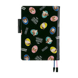 Hobonichi Techo A5 Cousin Planner Set - Candy Stripper: Random Dog & Cat (Black)