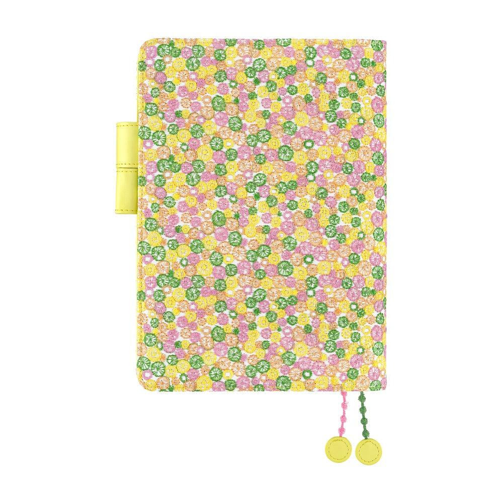 Hobonichi Techo A5 Cousin Cover - minä perhonen: skyful (Yellow)
