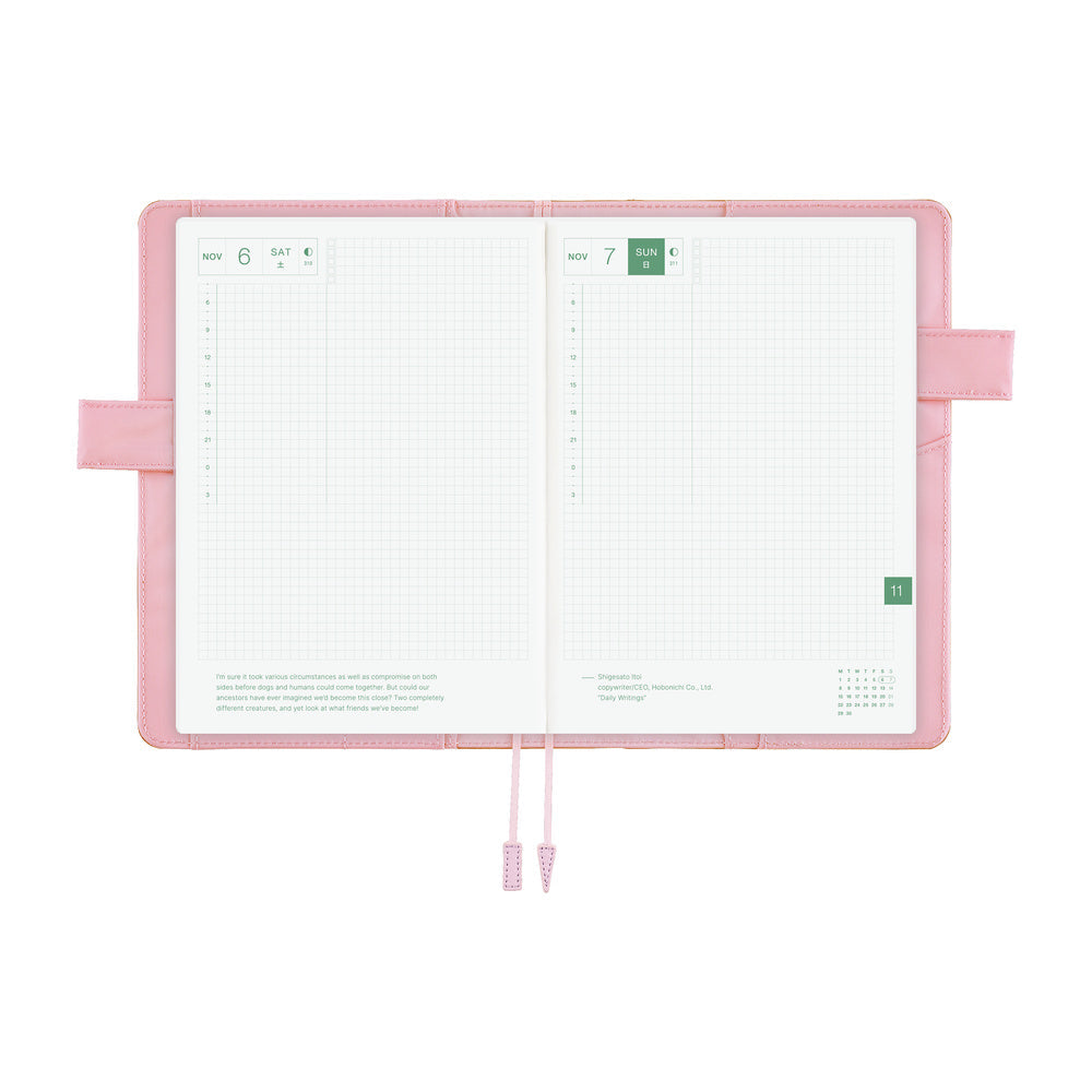 Hobonichi Techo A5 Cousin Cover - Colors: Chiffon Greige