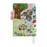 Hobonichi Techo A5 Cousin Cover - Yumi Kitagishi: White Cat Village