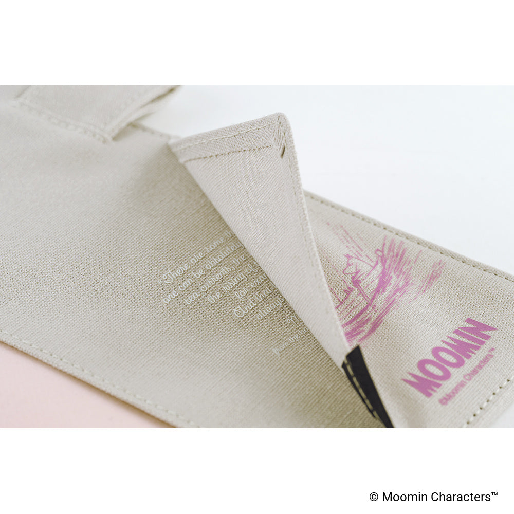 Hobonichi Techo A5 Cousin Cover - Moomin: My Yard (Pink Gray)