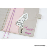 Hobonichi Techo A5 Cousin Cover - Moomin: My Yard (Pink Gray)