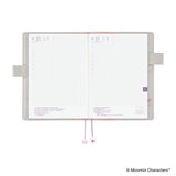 Hobonichi Techo A5 Cousin Cover - Moomin: My Yard (Pink Gray)