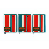 Hobonichi Techo A5 Cousin Cover - Natal Design: Hello New Day! (Retro Stripe)