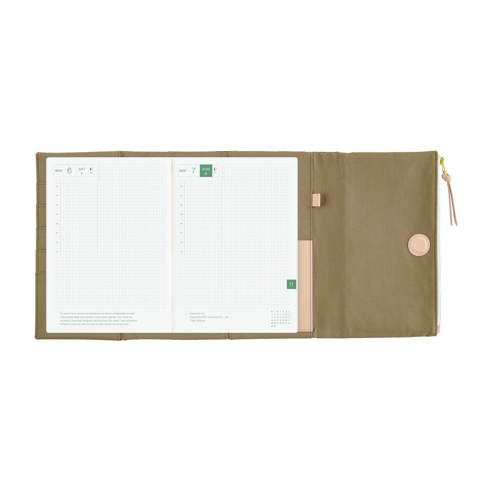 Hobonichi Techo A5 Cousin Cover - Tragen: Bitter Plaid