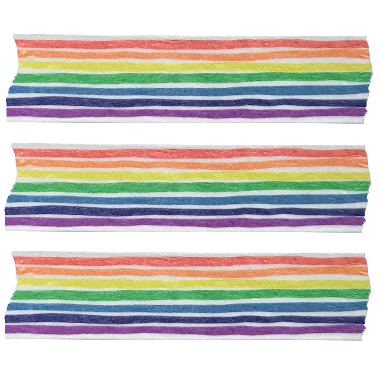 beve! Rainbow Organic Stripe Washi Tape
