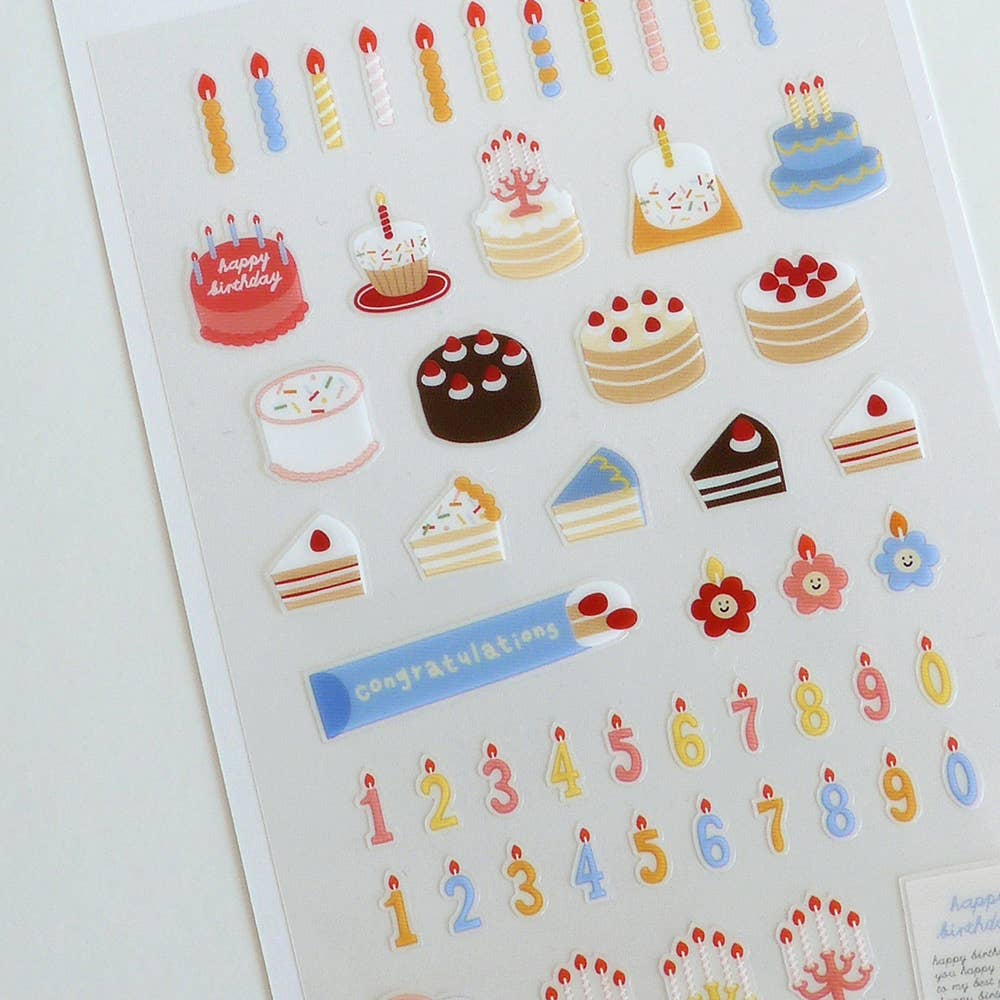 Suatelier Design Stickers - Cake is Here! – Atlas Stationers