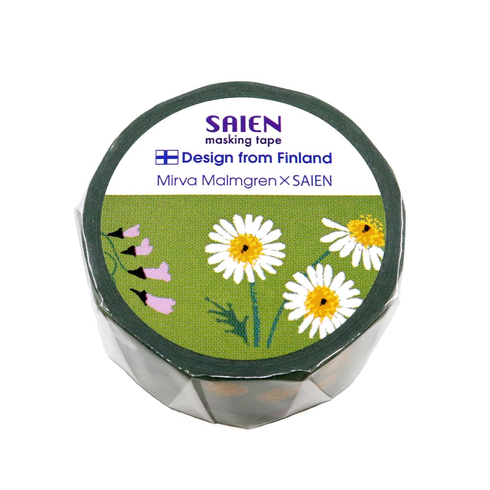 Kamiiso Washi Tape - Mirva Malmgren - Flowers for the Nightless Night