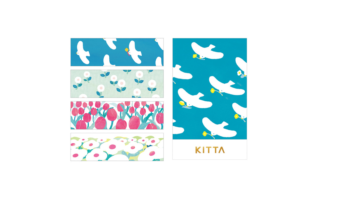 KITTA Portable Washi Decorative Tape - Jabara - Scenery