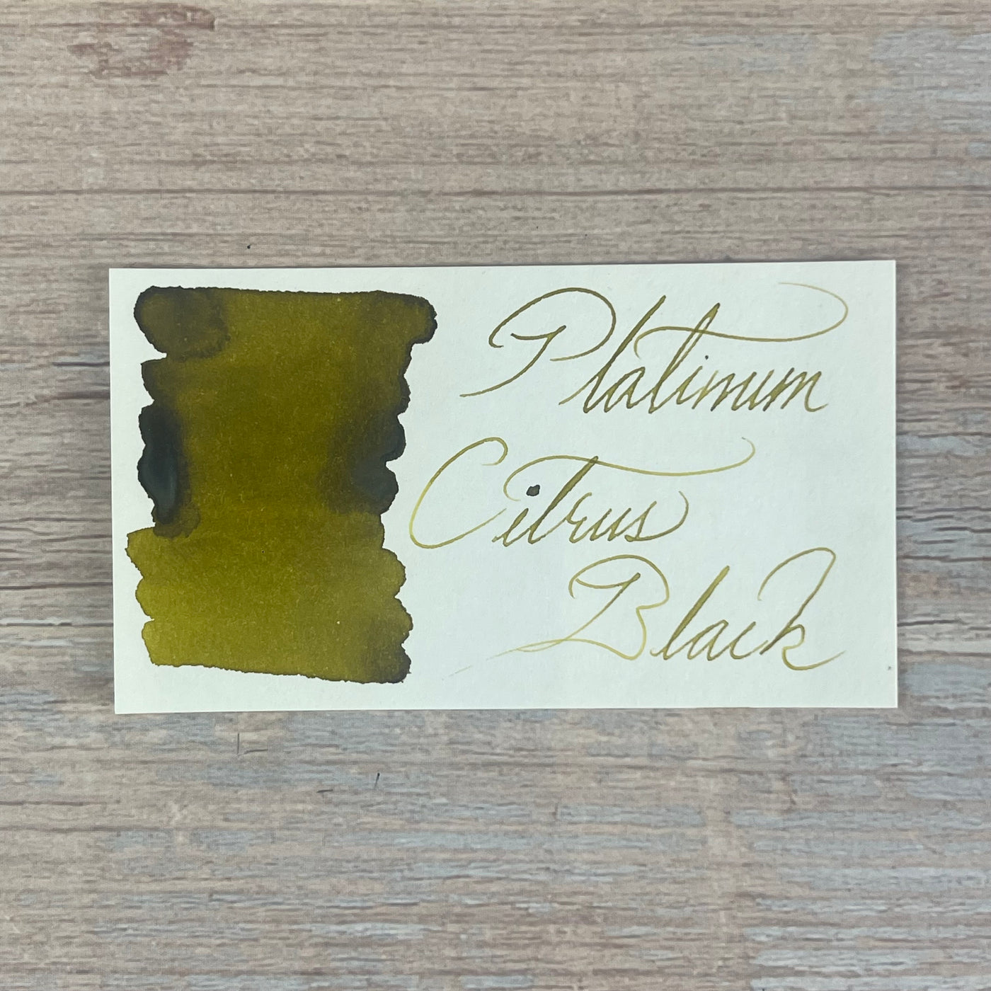 Platinum Citrus Black - 60ml Bottled Ink