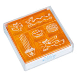 King Jim Kori Jirushi Crystal Clarity Colored Stamp 6 Piece Set