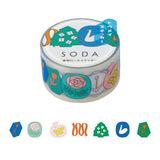 King Jim SODA Transparent Masking Tape - Pin Badge