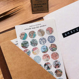Sarica Studio Colorful Map Dot Stickers