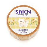 Kamiiso Washi Tape - Dog Walk