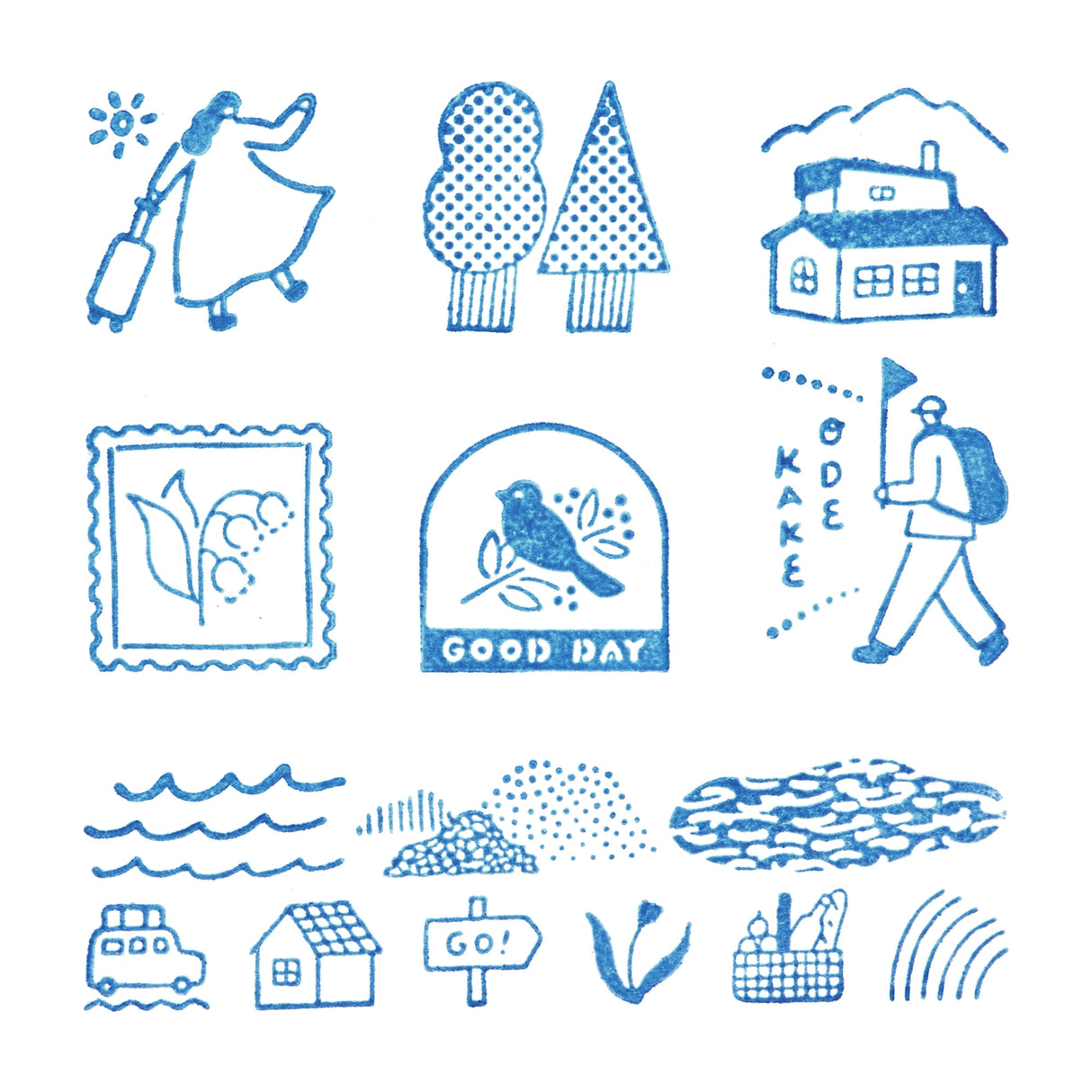 King Jim Kori Jirushi Crystal Clarity 6 Set Box