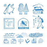 King Jim Kori Jirushi Crystal Clarity 6 Set Box