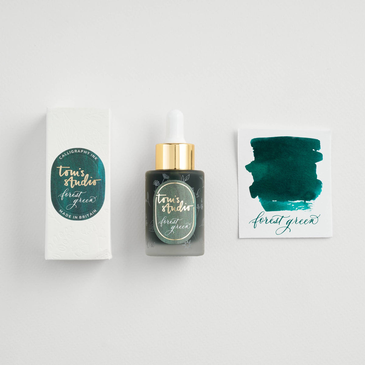 Tom's Studio Forest Green - Calligraphy Ink