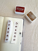 Bloom Paper Studio Bear's Happy Moments Button Stamp