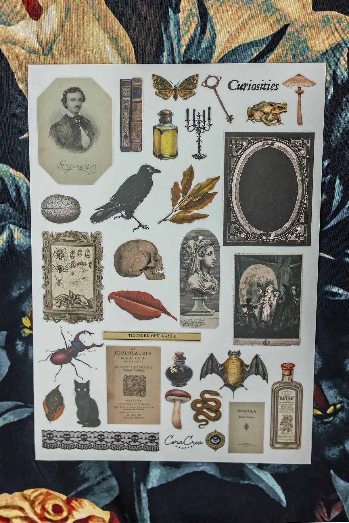 CoraCreaCrafts Curiosities Sticker Sheet