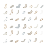dana ate oatmeal! Lost Socks Washi Sticker Sheet