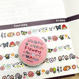 RiN! Studio Flower Mini Washi Tape