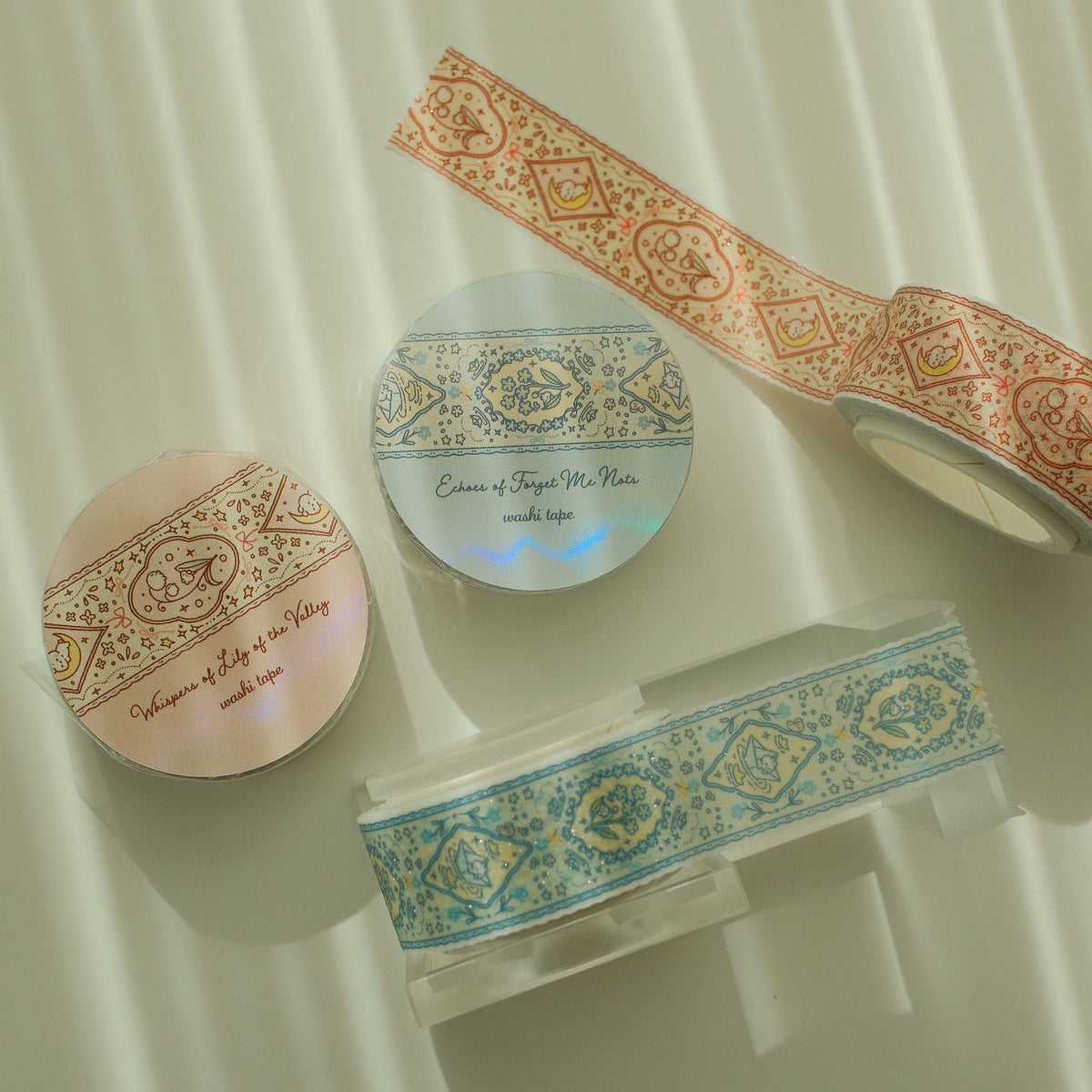 2jingis2jing Whispers of Lily of the Valley Glitter Washi Tape