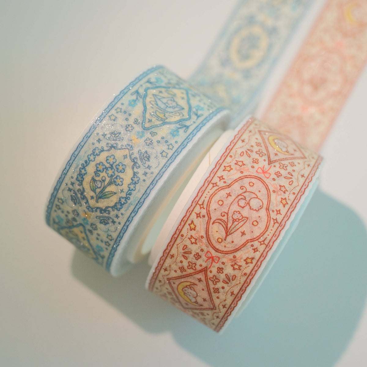 2jingis2jing Whispers of Lily of the Valley Glitter Washi Tape