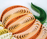 Quilled Stacked Pumpkins Greeting Card