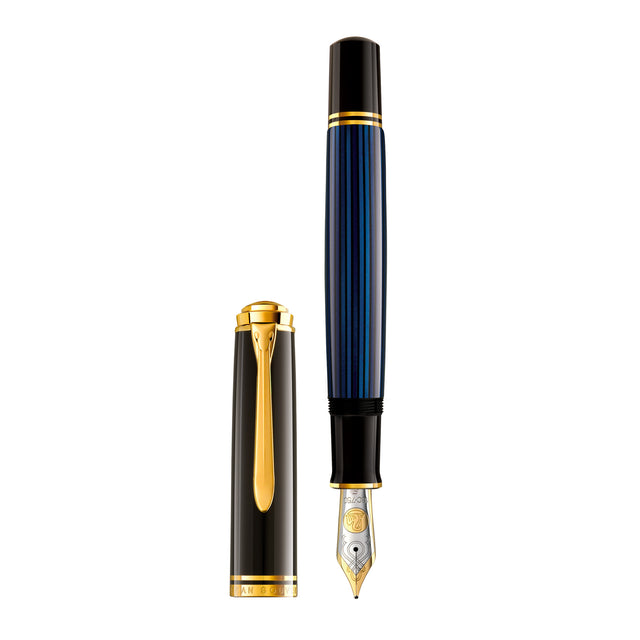Pelikan Souveran M1000 Fountain Pen - Black-Blue