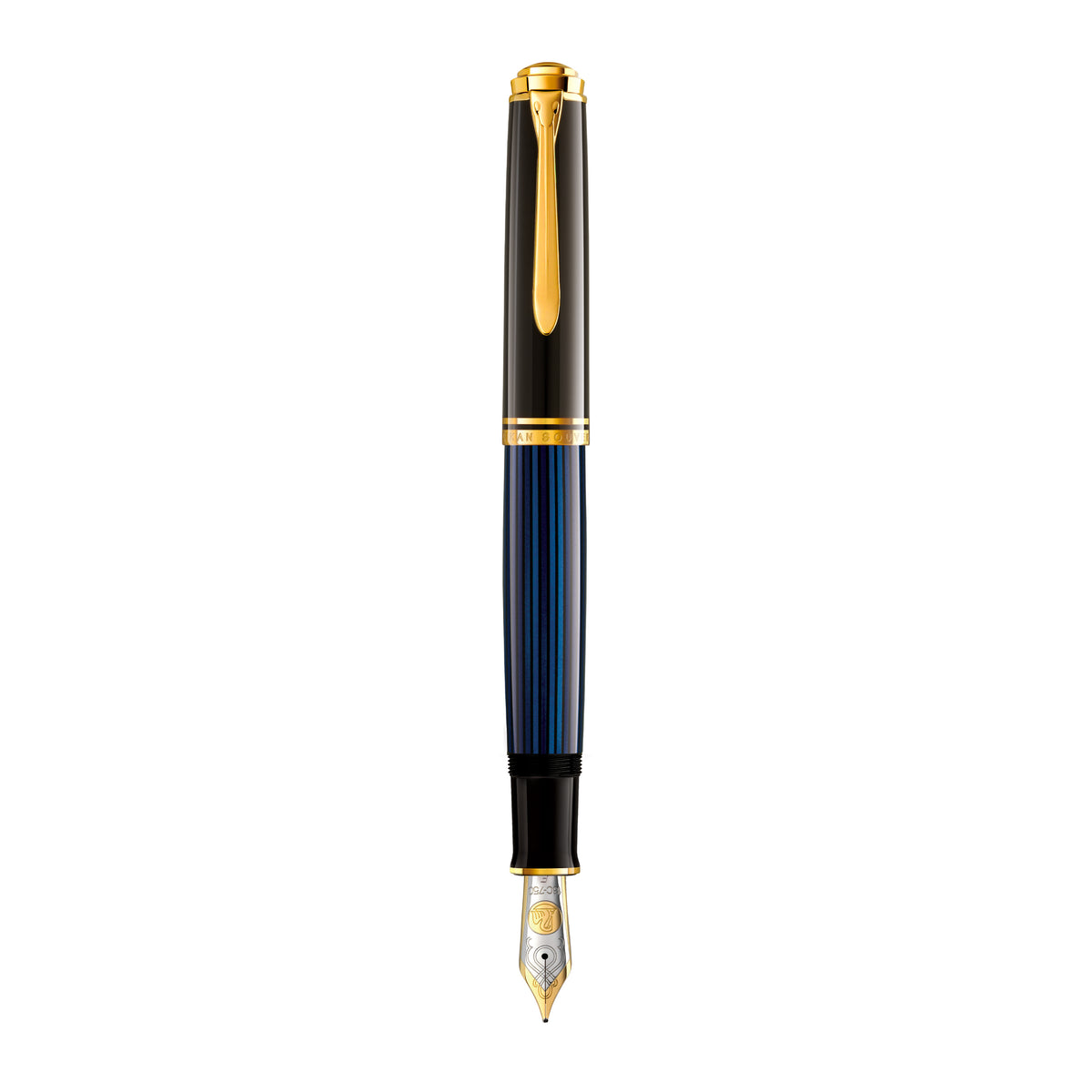 Pelikan Souveran M1000 Fountain Pen - Black-Blue