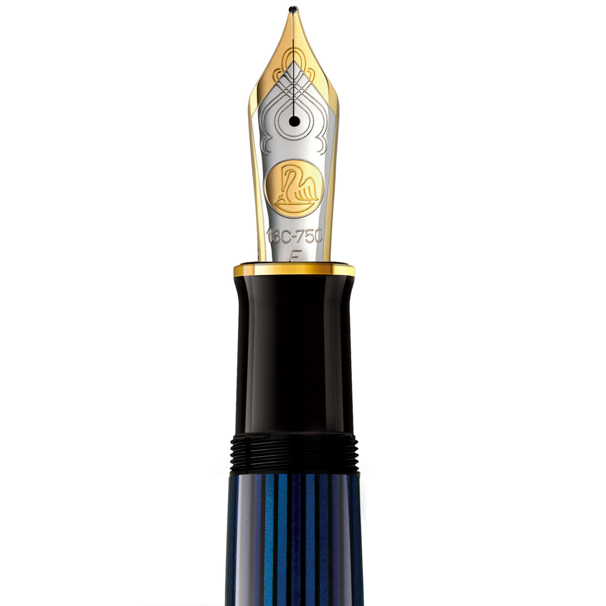 Pelikan Souveran M1000 Fountain Pen - Black-Blue