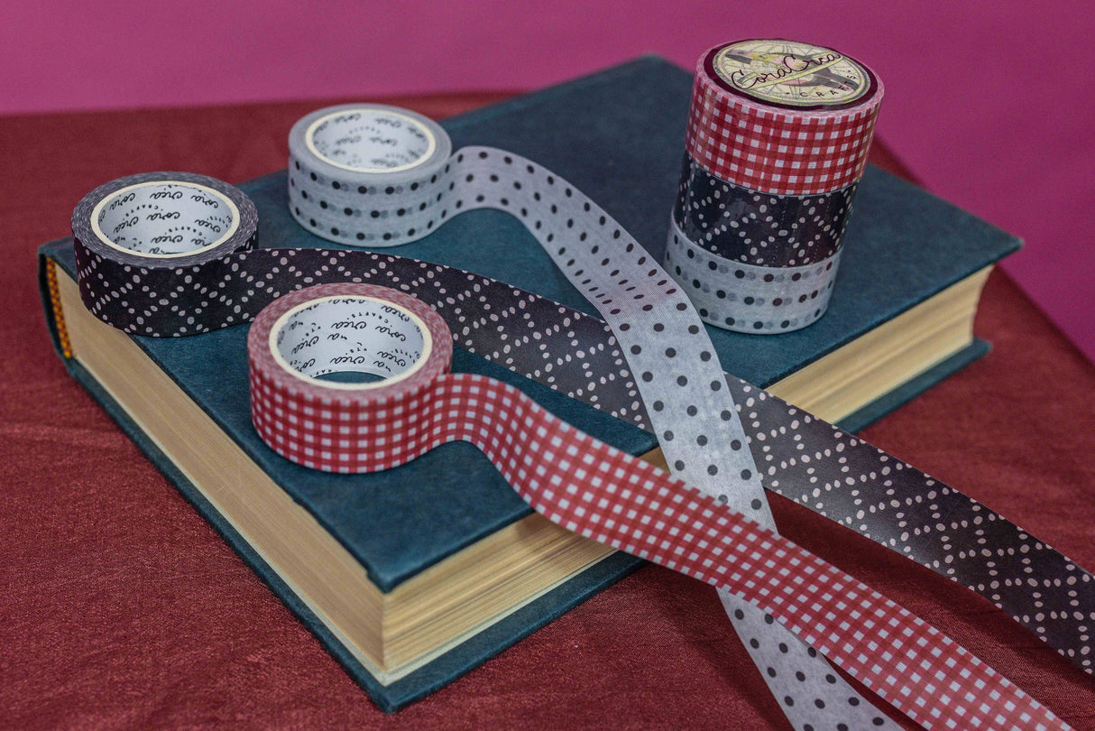 CoraCreaCrafts Vintage Charm Trio Washi Tape set