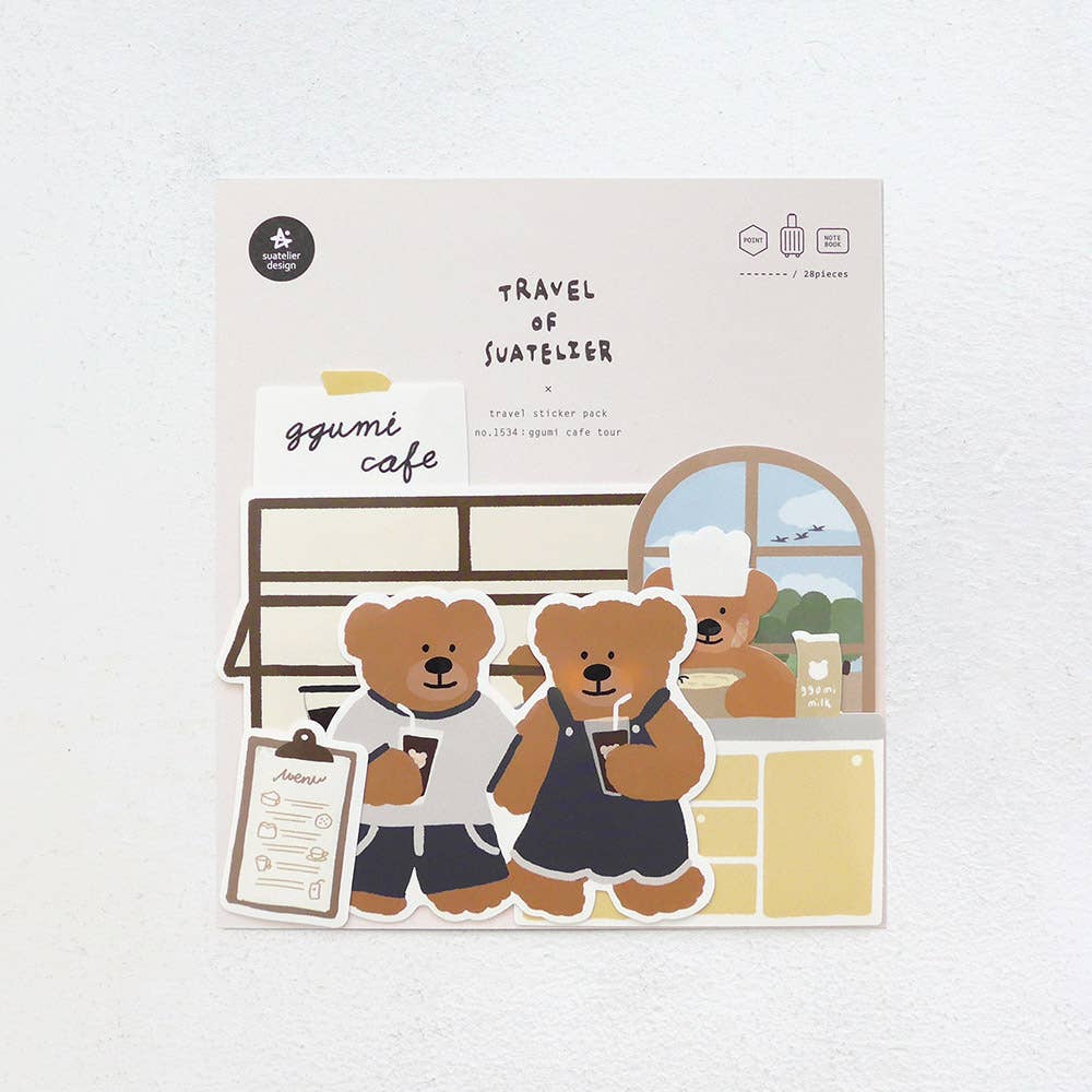 Suatelier Design Stickers - Ggumi cafe tour