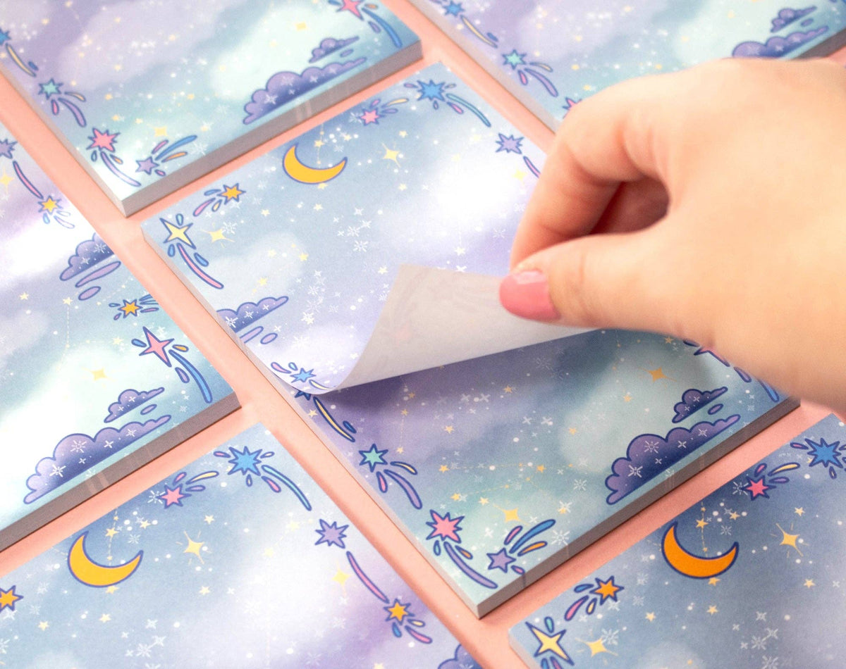 Unicorn Eclipse Celestial Galaxy Notepad