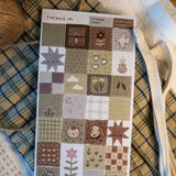 dana ate oatmeal! Tucked in Washi Sticker Sheet