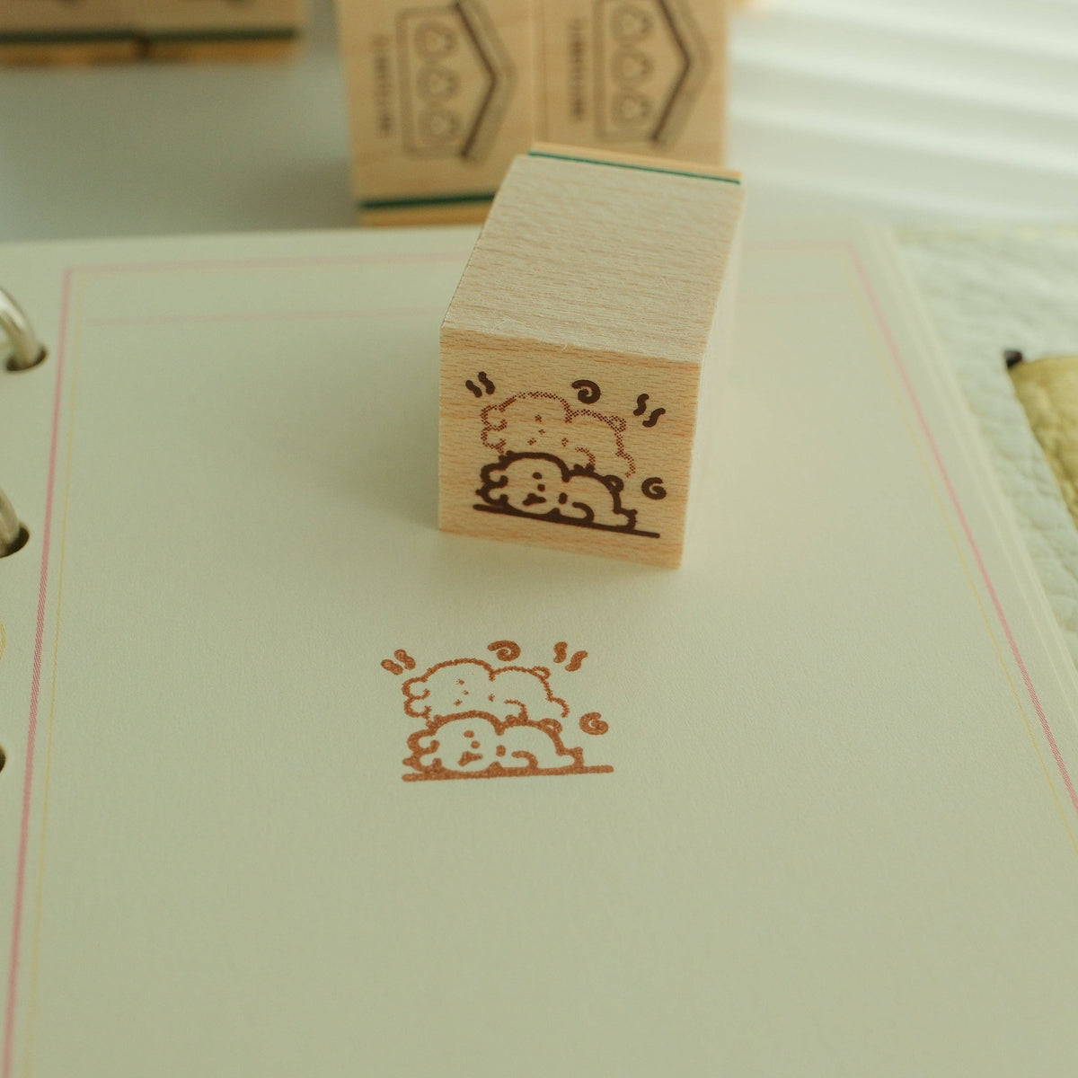 2jingis2jing Living Softly Rubber Stamp Vol. 1 (1.5cm)