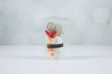 Emii Creations Tiny Nigiri Sushi Keychain -  Shrimp Tuna Salmon Egg