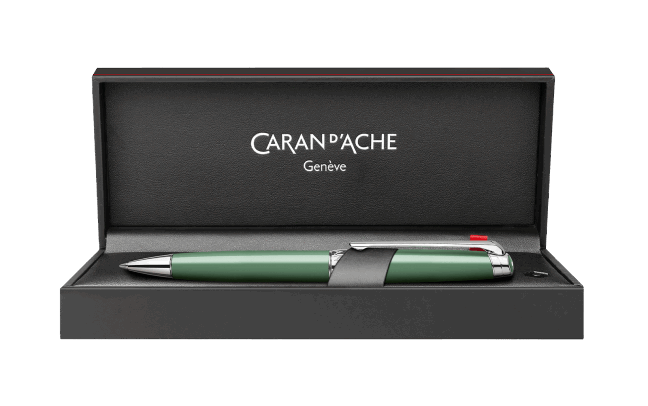 Caran d'Ache LÉMAN V2 Collection Ballpoint Pen - Sage Green (Special Edition)
