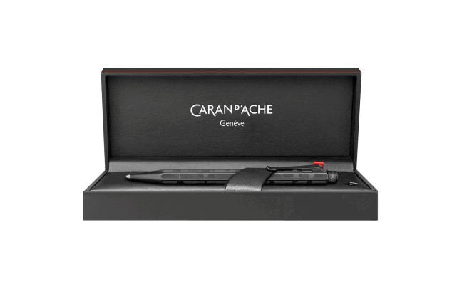 Caran d'Ache Ecridor Ballpoint Pen - Black Lines