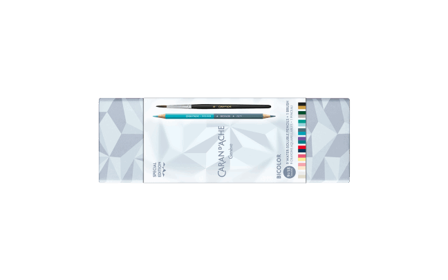 Caran d'Ache Alpine Frost Bicolor Pencils - Set of 9 (Special Edition)