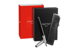 Caran D'Ache Damier Leman Fountain Pen Leather Case Set