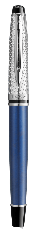 Waterman Expert Deluxe Fountain Pen - Metallic Blue Lacquer