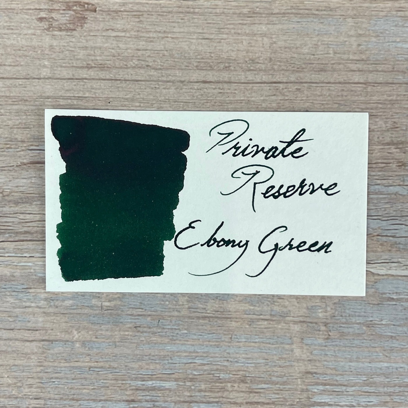Private Reserve Ebony Green - 60ML Bottled Ink